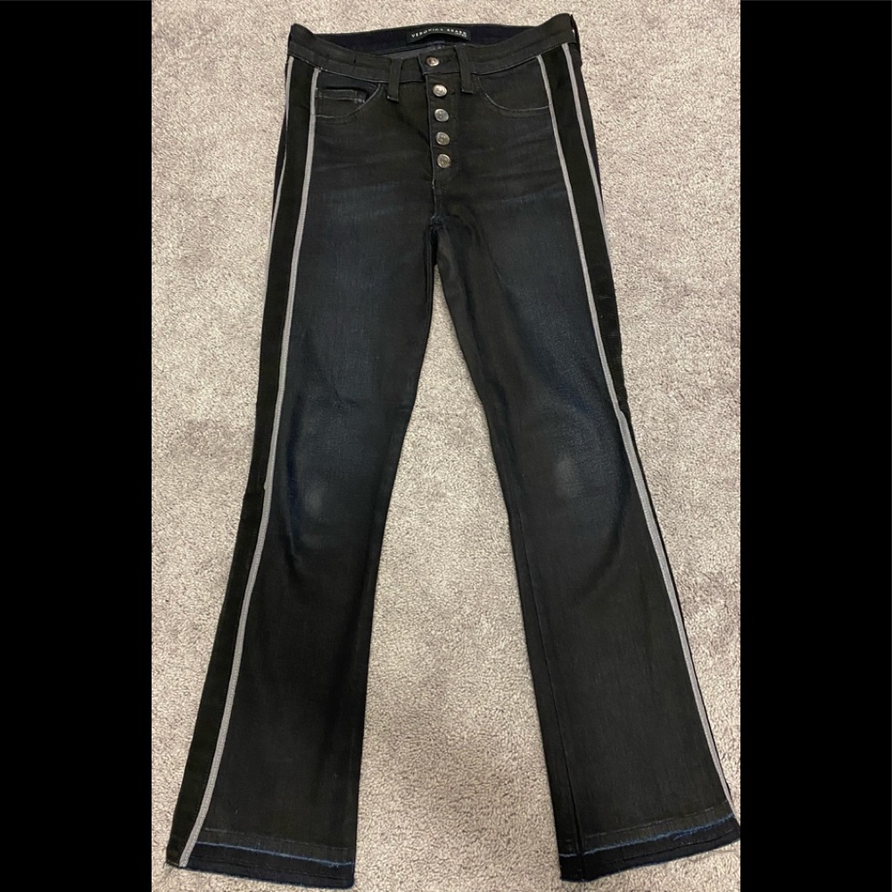 Veronica Beard High Rise Baby Boot Jean